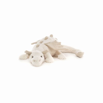 Jellycat Snow Dragon UK | 05984LJYE